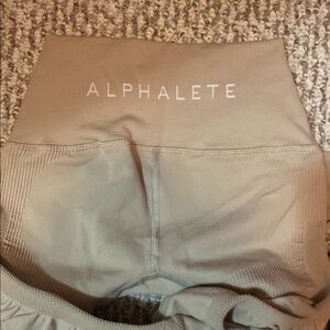 Alphalete Beige High-Rise Leggings